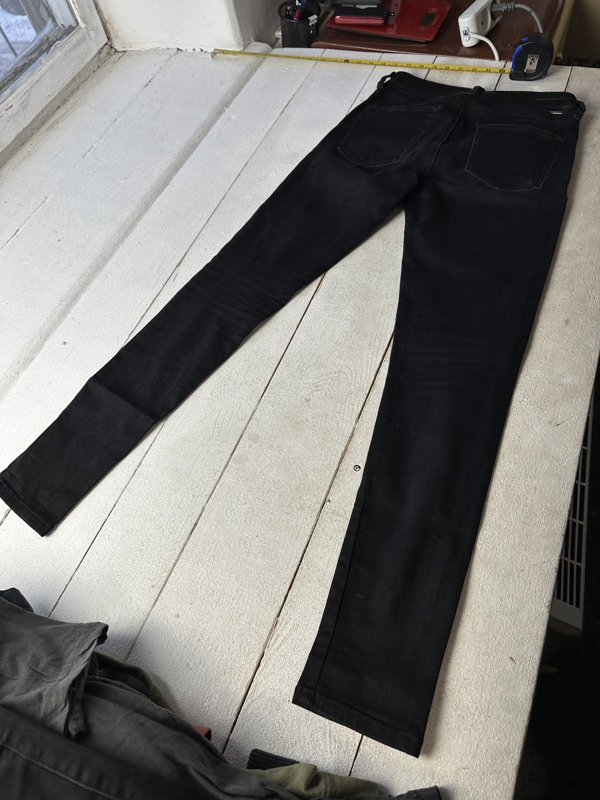 Diesel 🚨 DIESEL AVANT GARDE GOTHIC WOMEN JEANS LOGO IFSIXWASNINE Size 26" / US 2 / IT 38 - 10 Thumbnail