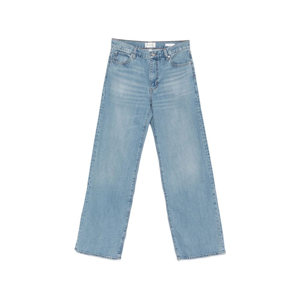 Frame Frame BLUE Denim - Straight-Leg Jeans Size 27" / US 4 / IT 40 - 1 Thumbnail