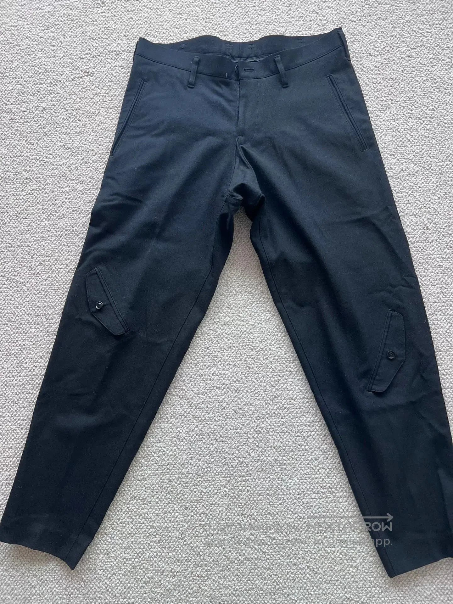 Yohji Yamamoto black wool trousers by yohji yamamoto. Size US 34 / EU 50 - 1 Thumbnail