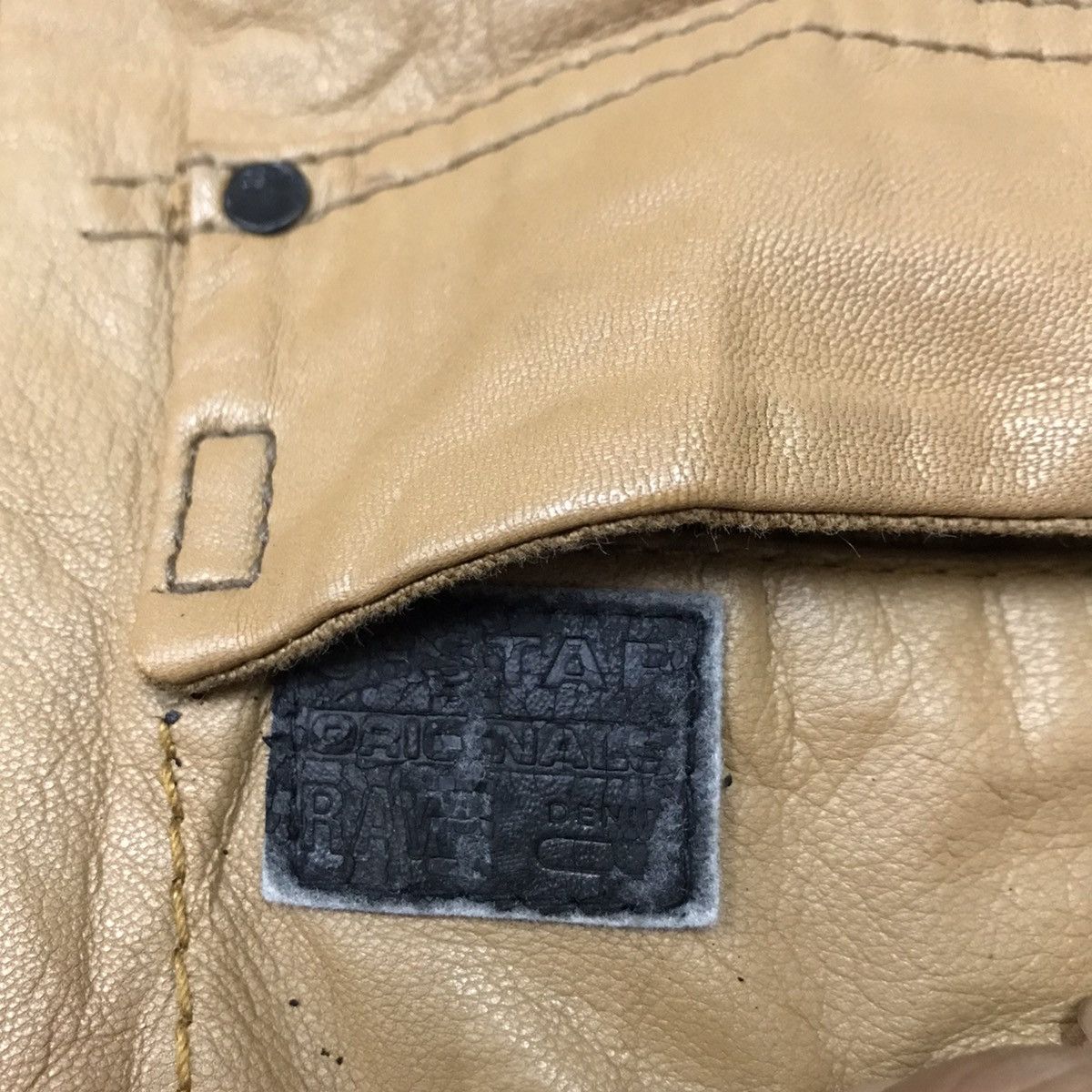 G-Star G-Star Raw Brown Leather Jacket Size US M / EU 48-50 / 2 - 5 Thumbnail