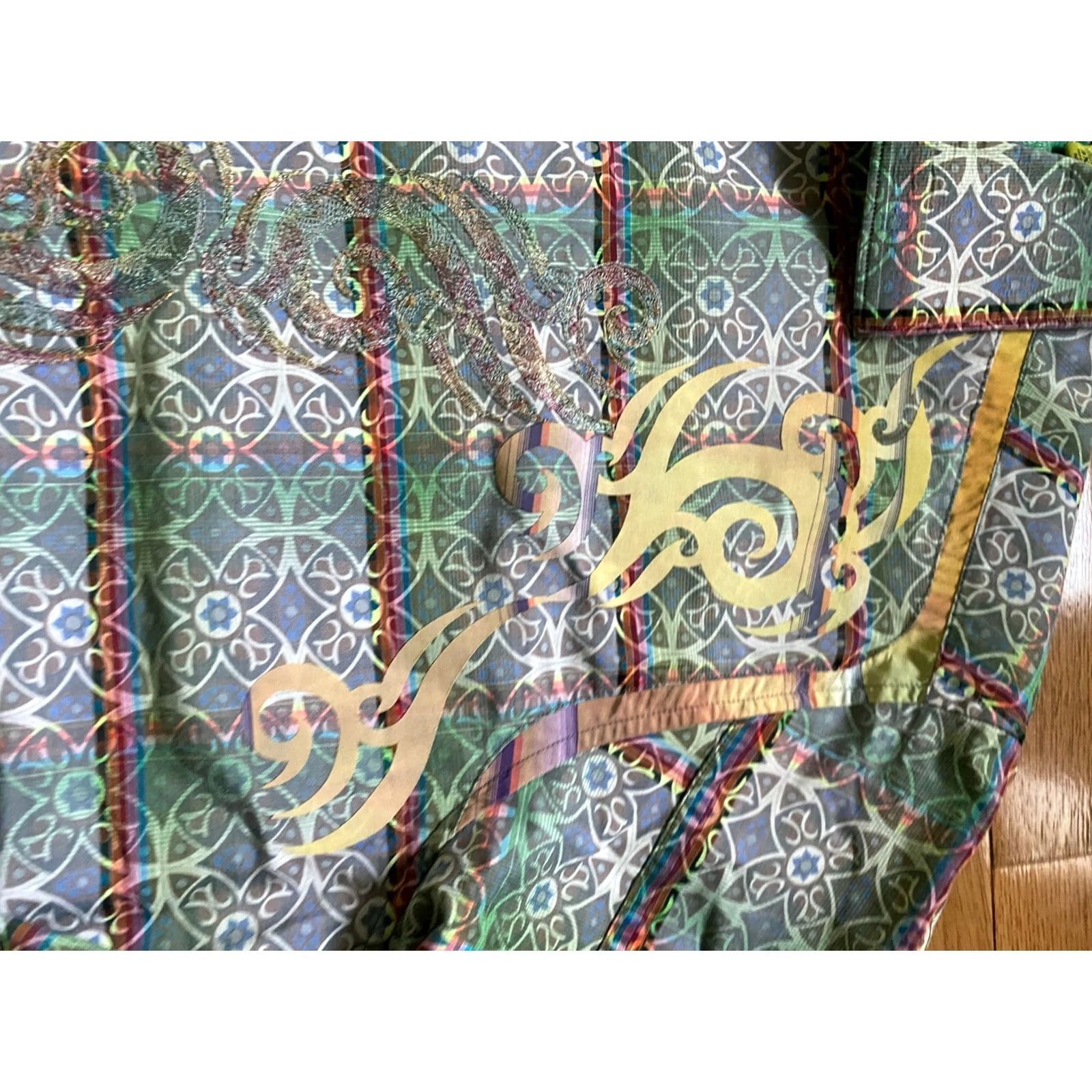 Robert Graham Robert Graham Multicolor 201/532 Limited Edition Button-Down Shirt Mens 3XL Colorful Geometric Embroidered Casual Button-Up Size US XXL / EU 58 / 5 - 4 Thumbnail