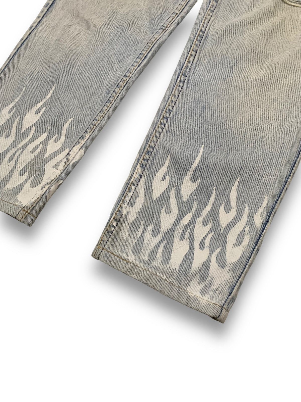 Levi's Vintage 80s Levis 610 Flame Printed Jeans like Gallery Dept. Size US 30 / EU 46 - 10 Thumbnail