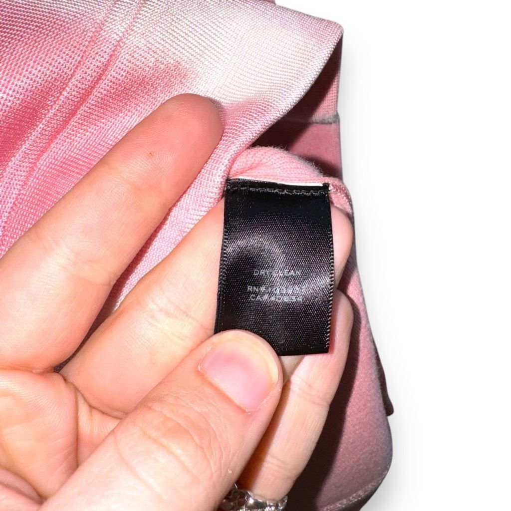 Marc by Marc Jacobs Marc by Marc Jacobs Blurred Gingham Sweatshirt In Piggy Pink Sz L Size L / US 10 / IT 46 - 4 Thumbnail