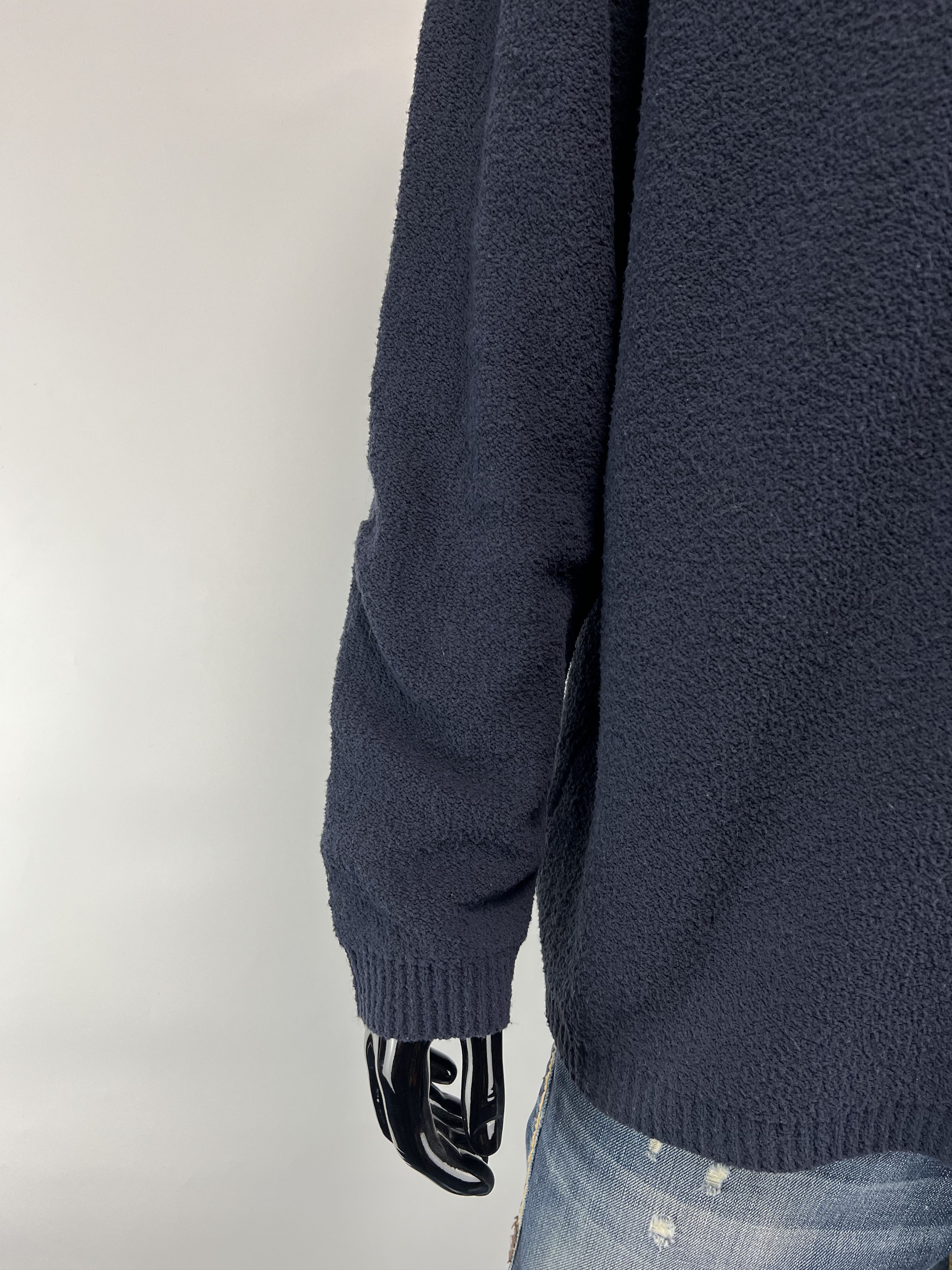 Ermenegildo Zegna Ermenegildo Zegna Men's Navy V-Neck Sweater Size XXL Size US XXL / EU 58 / 5 - 5 Thumbnail
