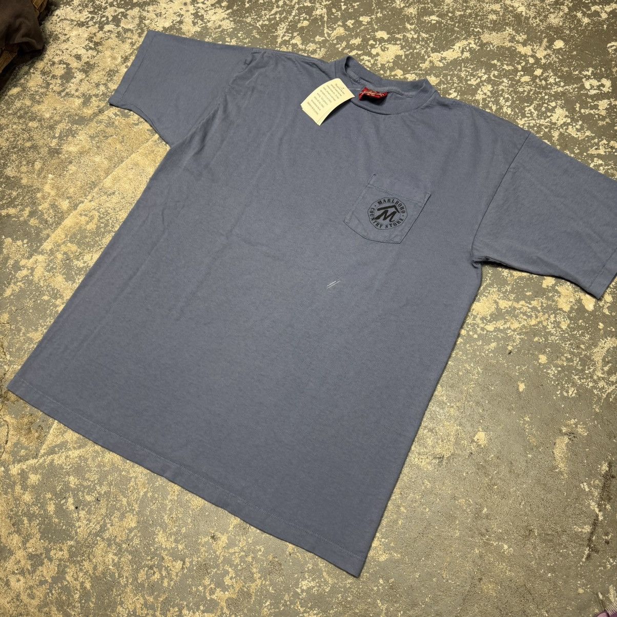 Marlboro Vintage Marlboro County Store Cowboy Boot Cigarette Tshirt Size US XL / EU 56 / 4 - 4 Thumbnail