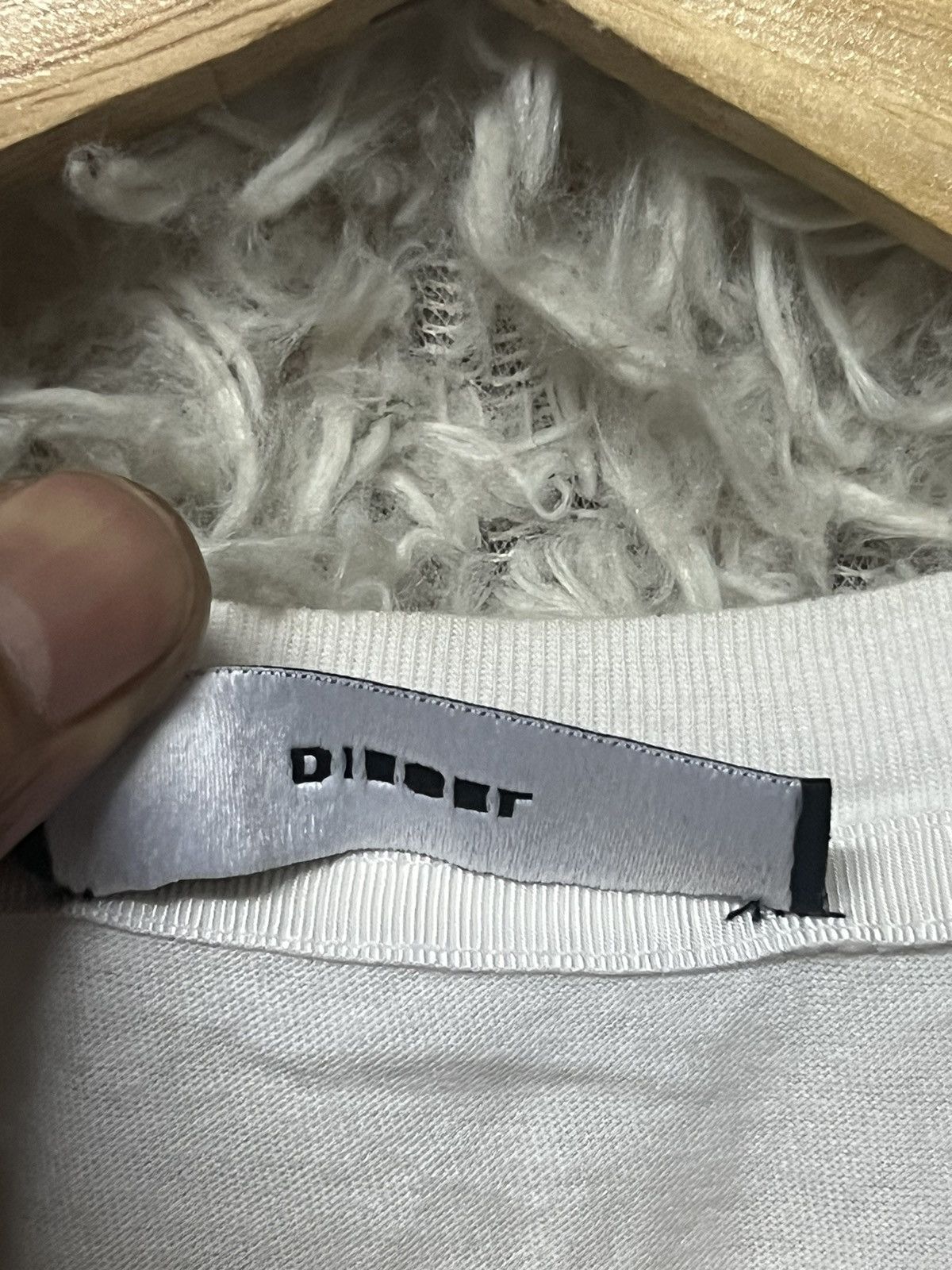 Diesel Original tee diesel white Size S / US 4 / IT 40 - 5 Thumbnail