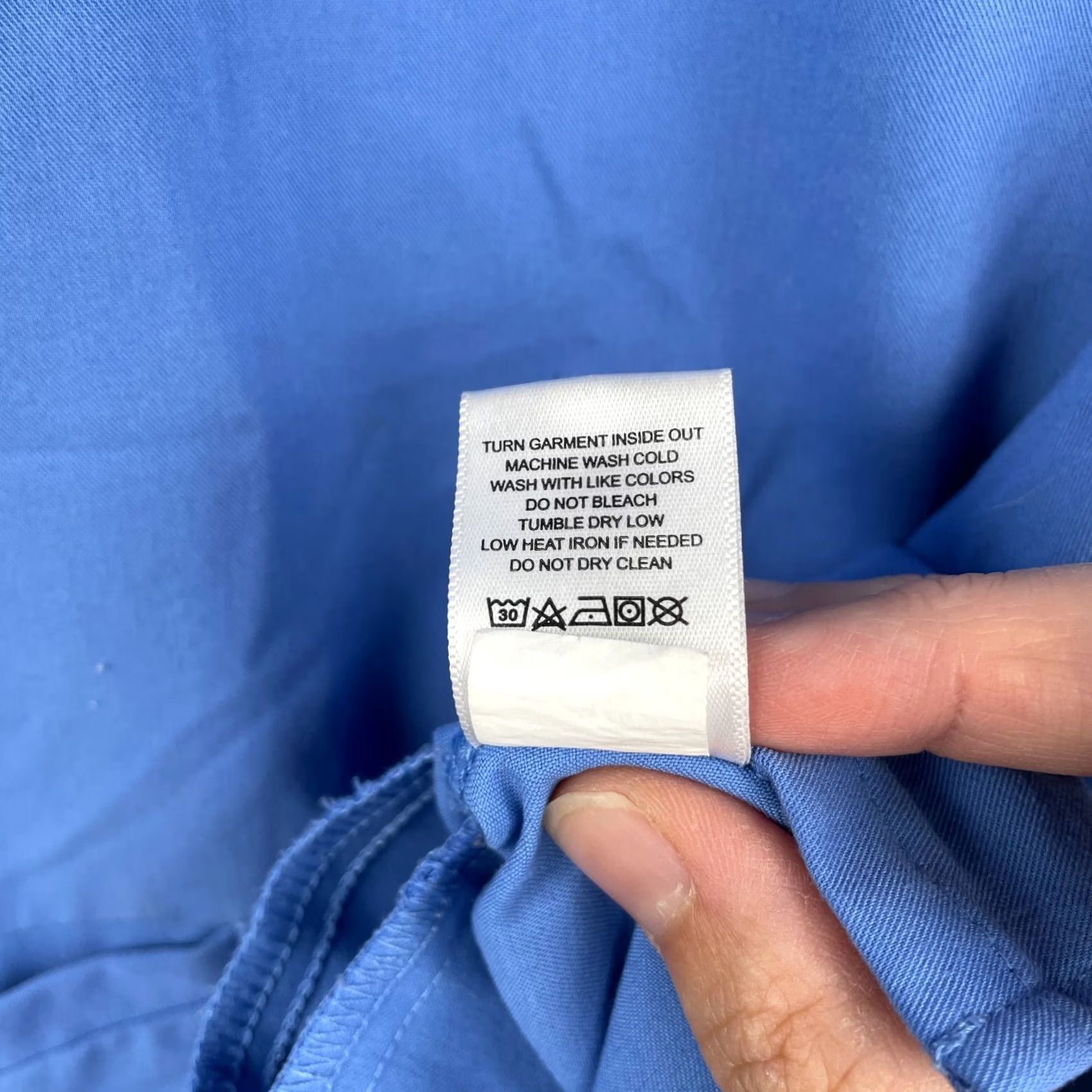 Vintage FIGS Technical Collection Blue Scrub Top Womens Size S Double Pocket Shirt Womens Scrubs Medical Solid Blue Medical Size S / US 4 / IT 40 - 4 Thumbnail