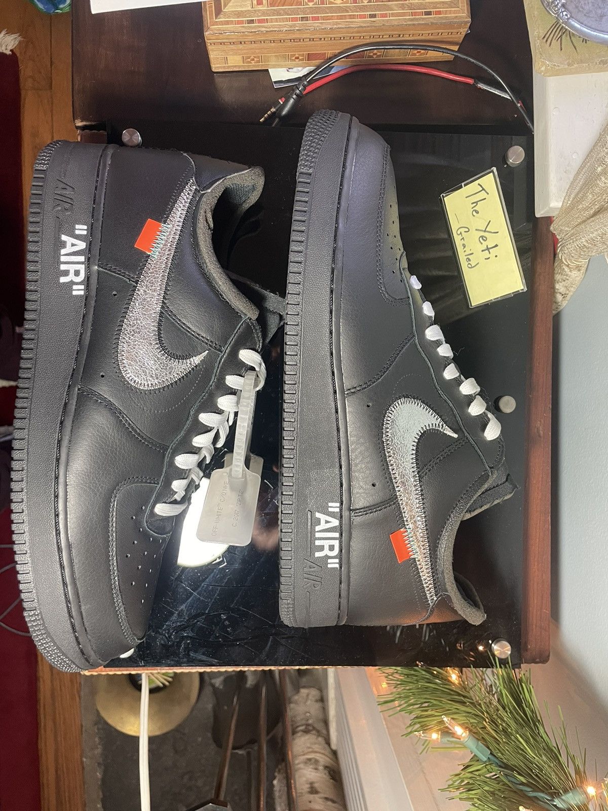 Jordan Brand Nike Air Force Off-White MoMA Size US 11.5 / EU 44-45 - 2 Thumbnail