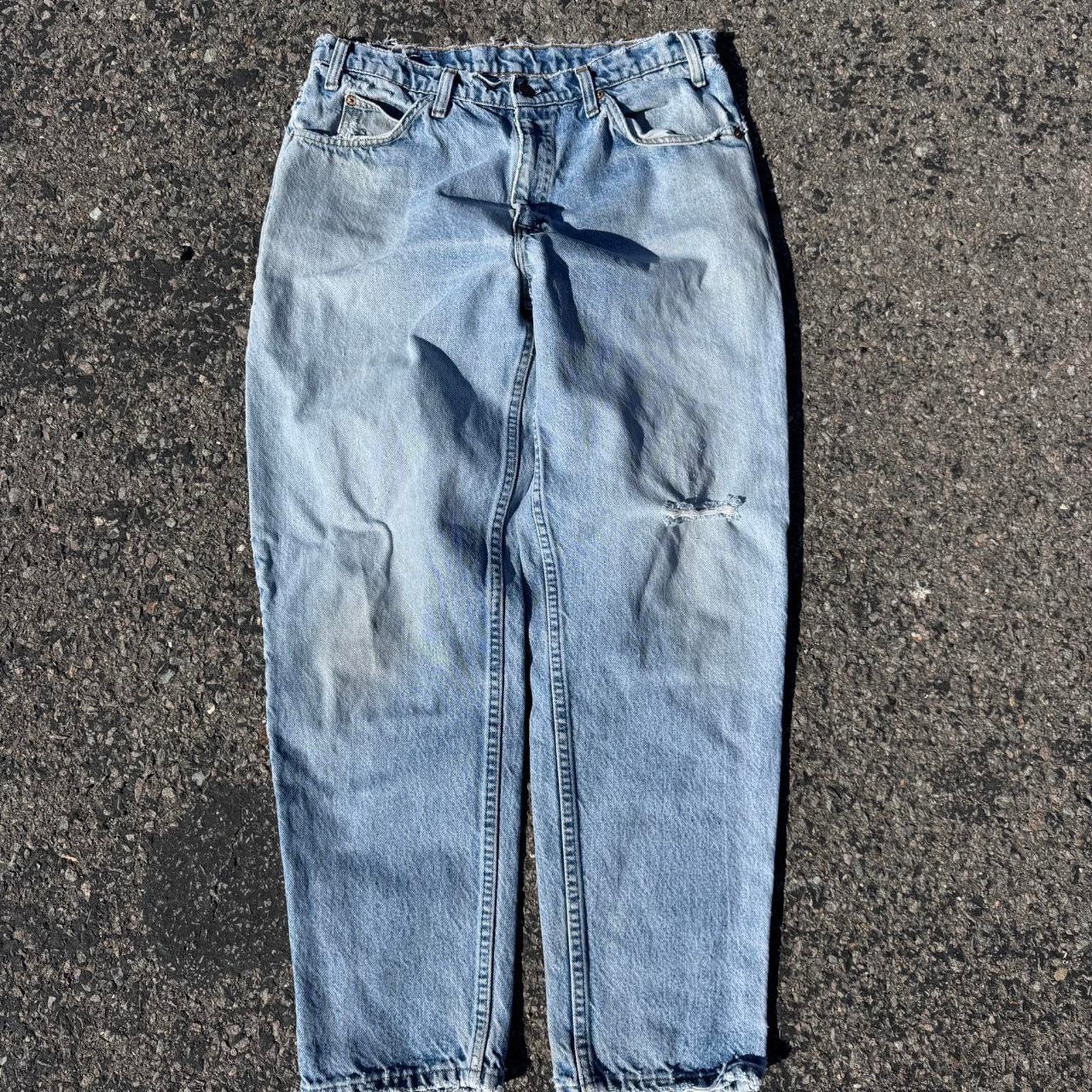 Levi's Vintage 80s Levi’s Orange Tab 550 Jeans – Size 34x30 Size US 34 / EU 50 - 3 Thumbnail