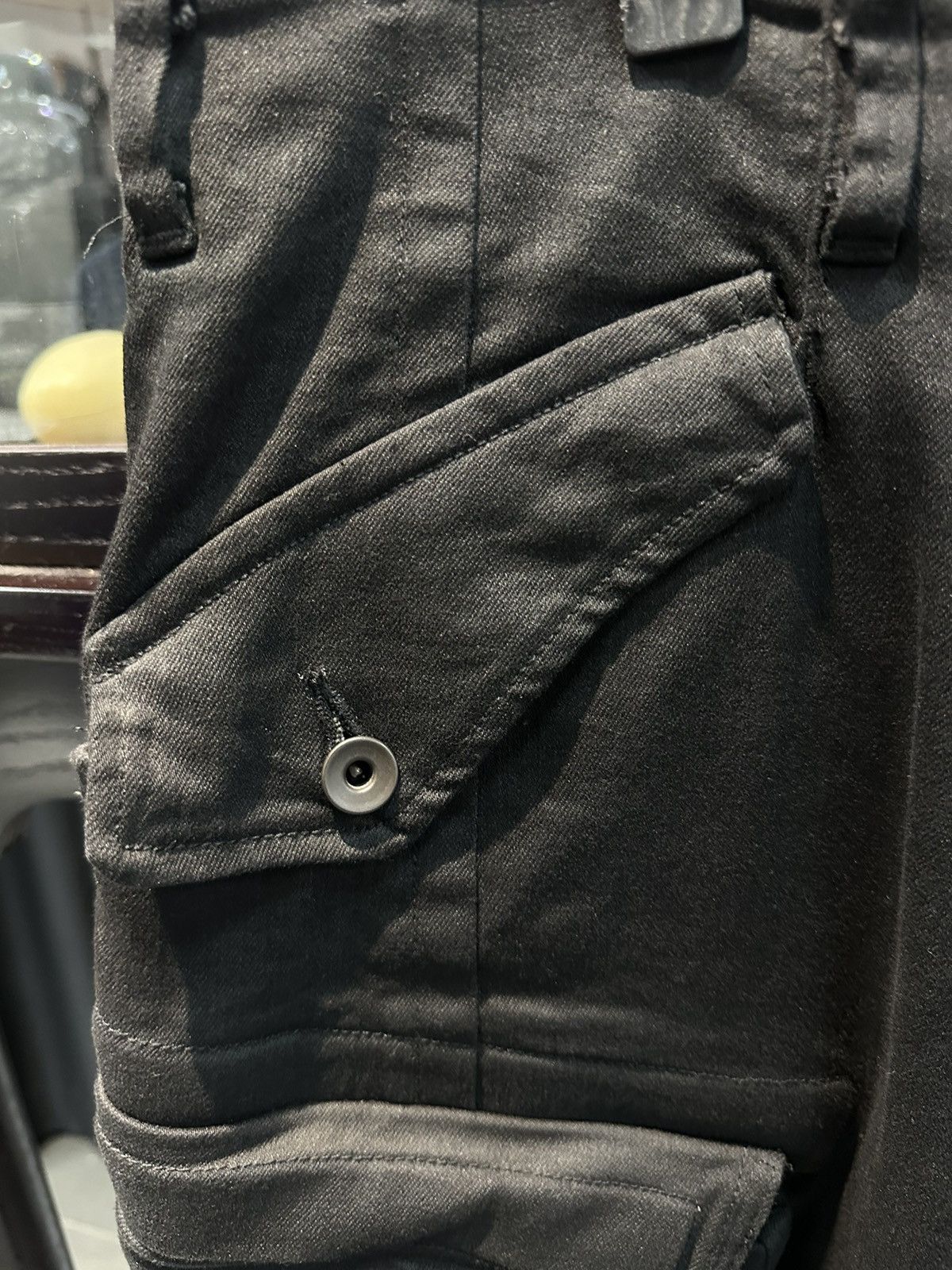 Julius Julius Gas Mask Denim Waxed Cargo Pants Size US 31 - 4 Thumbnail