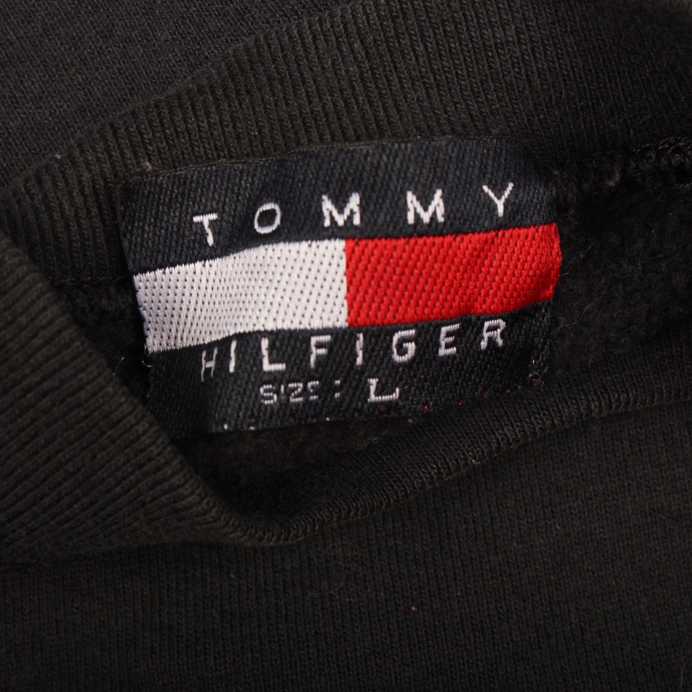 Tommy Hilfiger Tommy Hilfiger Jeans Black Sweatshirt 90s Logo Crewneck Size US L / EU 52-54 / 3 - 7 Thumbnail