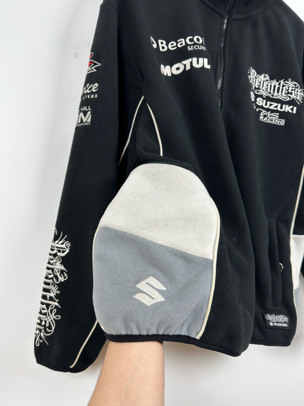 Vintage Vintage Suzuki Relentless By Taz Racing Zip Fleece Jacket Size US M / EU 48-50 / 2 - 7 Thumbnail