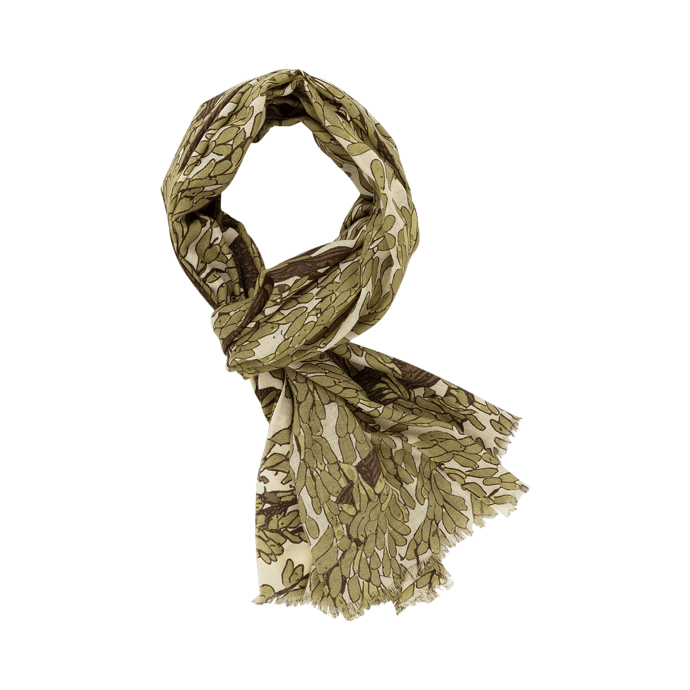 Aime Leon Dore o1mle0126 Size: OS / Printed Scarf in Sage Camo Green Size ONE SIZE - 1 Preview