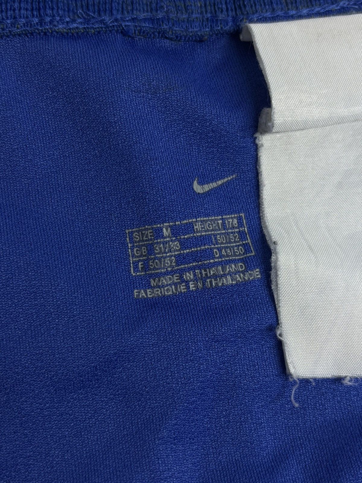 Nike Vintage 2000s Brazil National Team Royal Blue Soccer Shorts Size US 34 / EU 50 - 9 Thumbnail