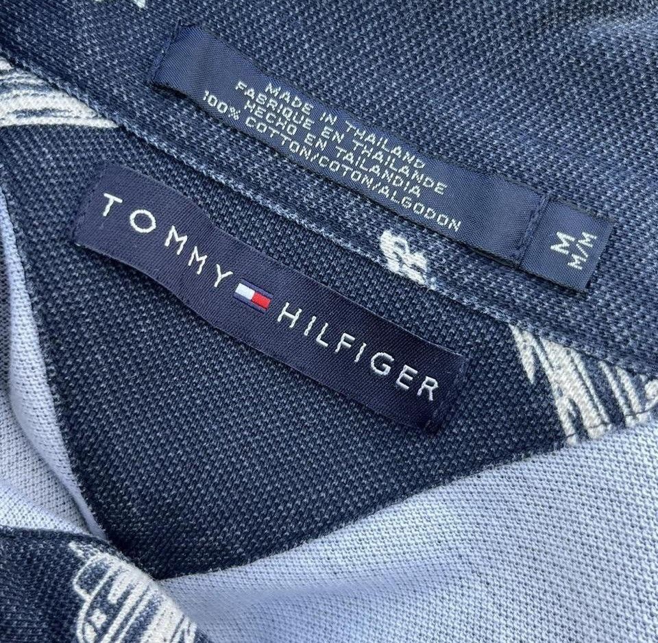 Tommy Hilfiger Tommy Hilfiger Navy Polo with White Boat Print Size US M / EU 48-50 / 2 - 7 Thumbnail