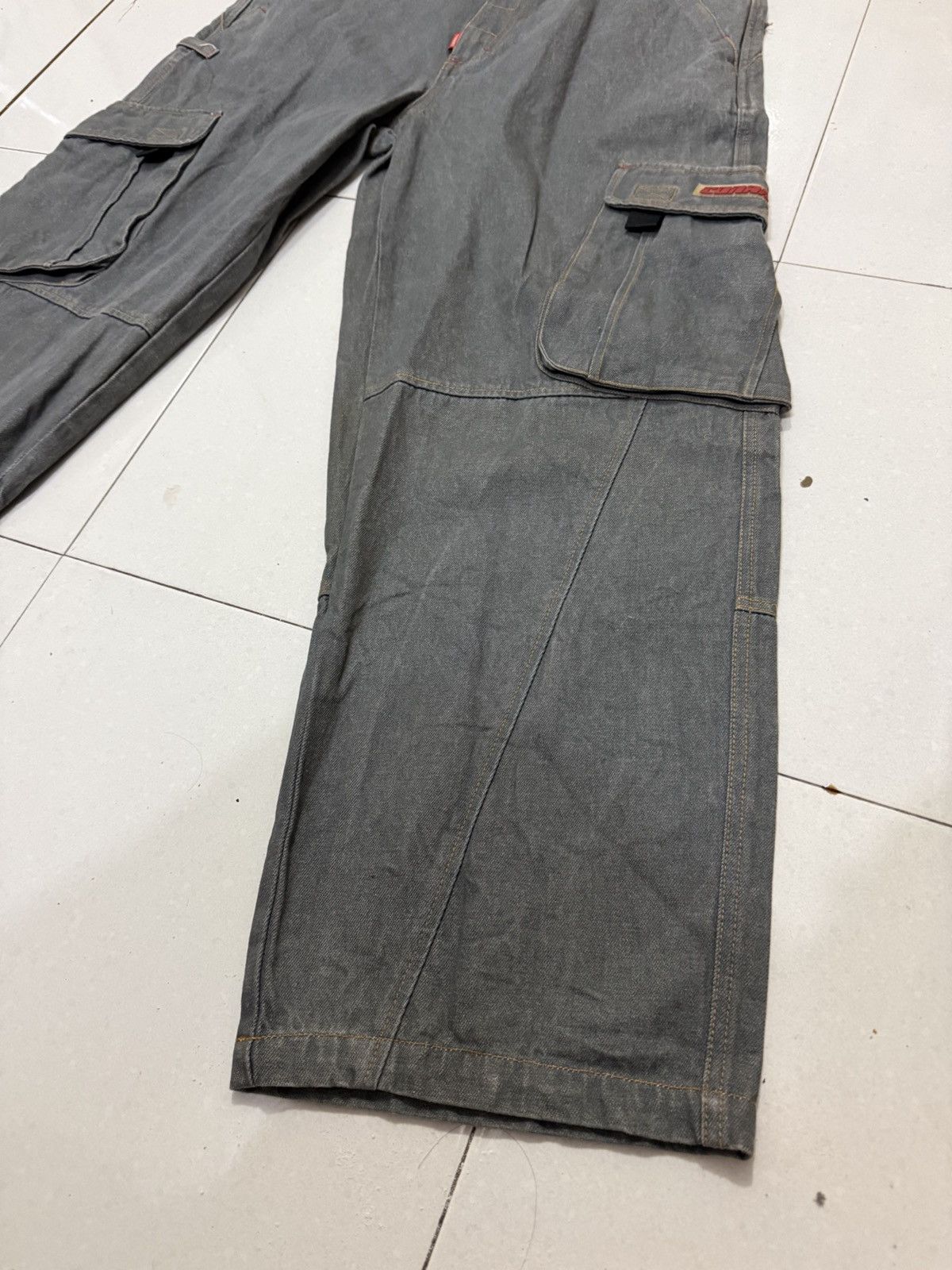 Japanese Brand Y2K Baggy CONART Multipocket Cargo Pants Size US 30 / EU 46 - 5 Thumbnail