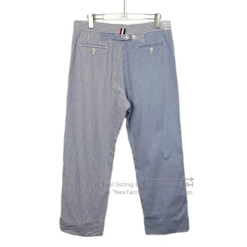 Thom Browne Thom Browne Men's Color Block Cotton Casual Pants . Size US 32 / EU 48 - 2 Thumbnail