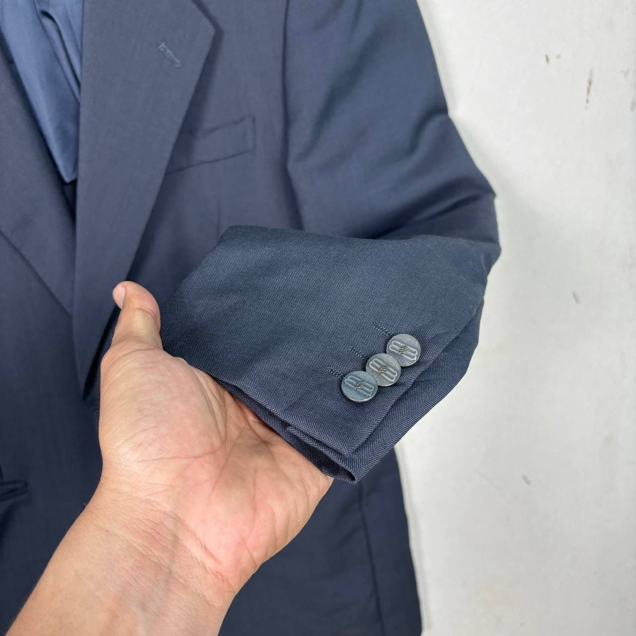 Balenciaga Balenciaga Paris Blue Navy New Wool Blazer Jacket Size 36R - 6 Thumbnail