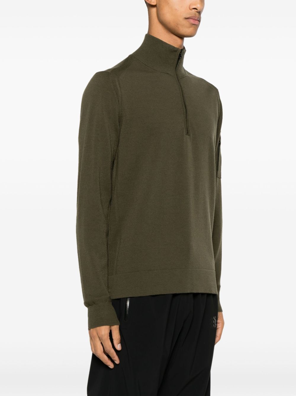 C.P. Company o1y1224 Turtleneck Sweater in Green Size US S / EU 44-46 / 1 - 3 Thumbnail