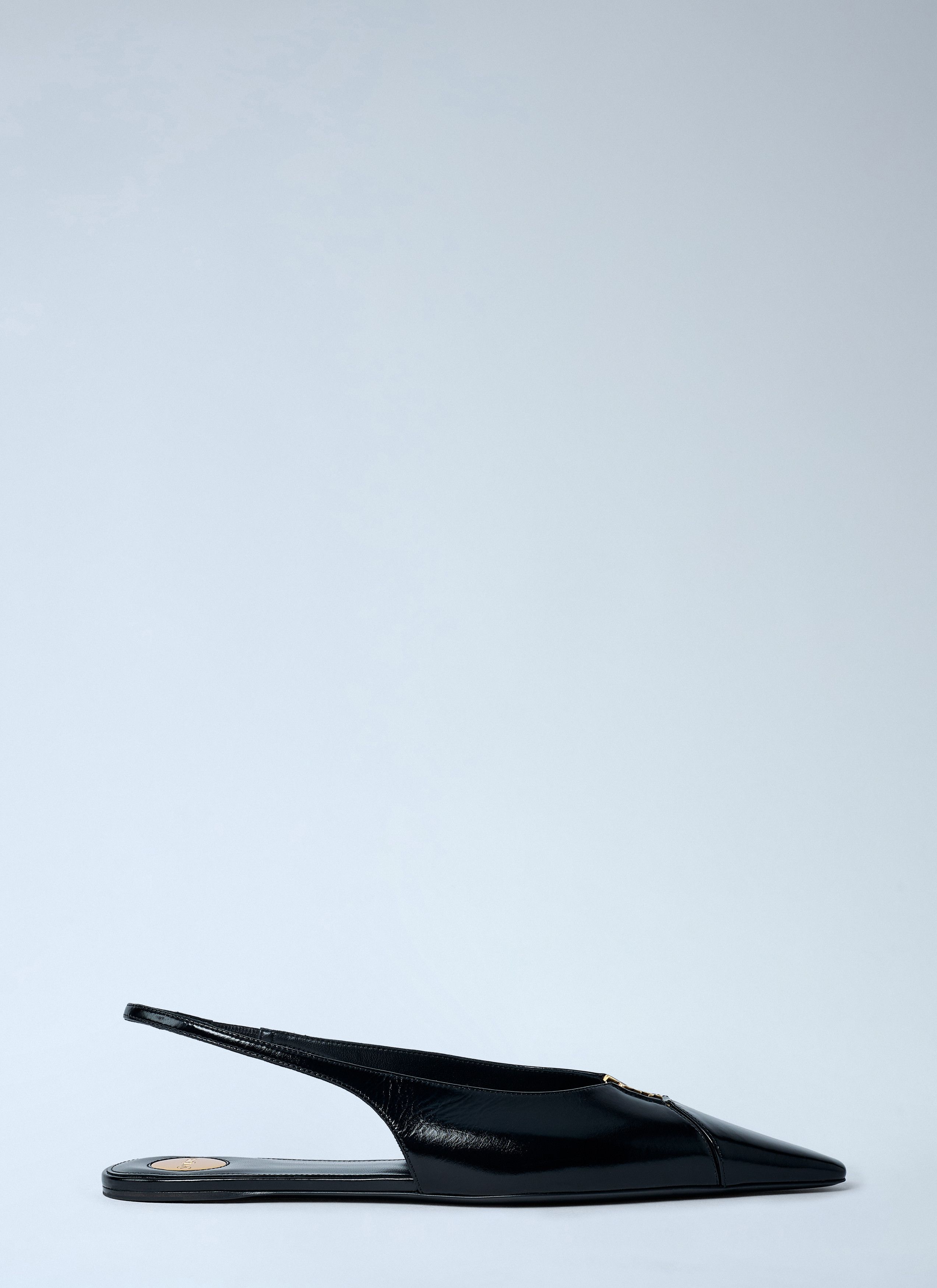 Saint Laurent Paris Babylon 00 Slingback Ballerina Flats Size US 7 / IT 37 - 1 Thumbnail