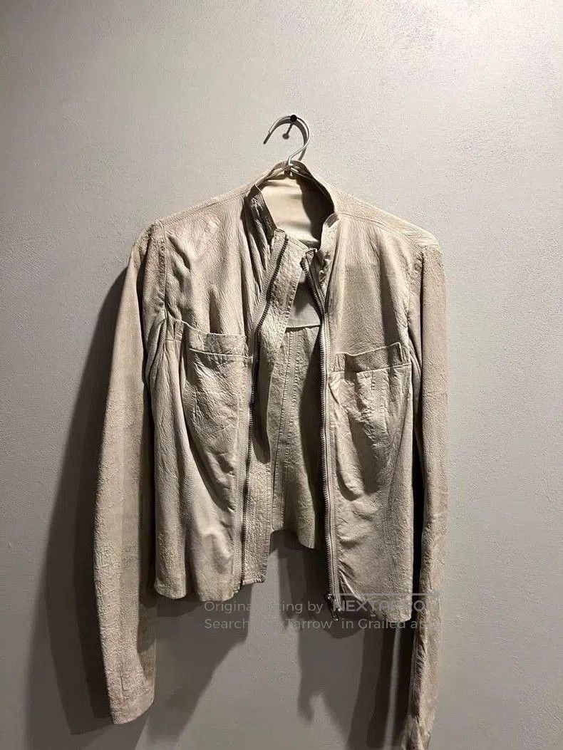 Rick Owens Rick Owens Foamed lambskin ladies' coat. Size XXS / US 00 / IT 34 - 3 Thumbnail