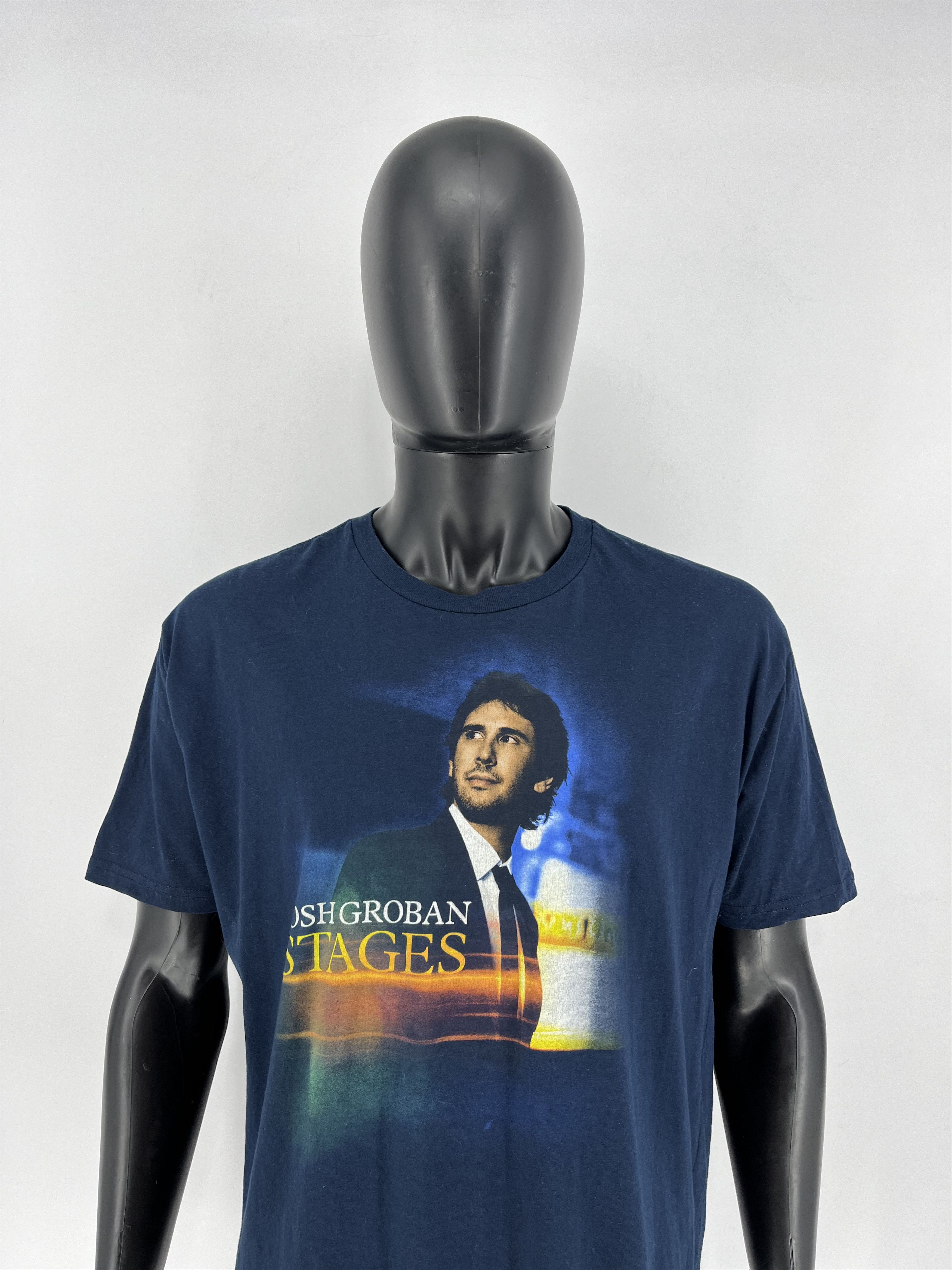 Band Tees × Vintage Josh Groban Stages Tour Concert Promo Shirt Rock Band Tee Size US L / EU 52-54 / 3 - 1 Thumbnail