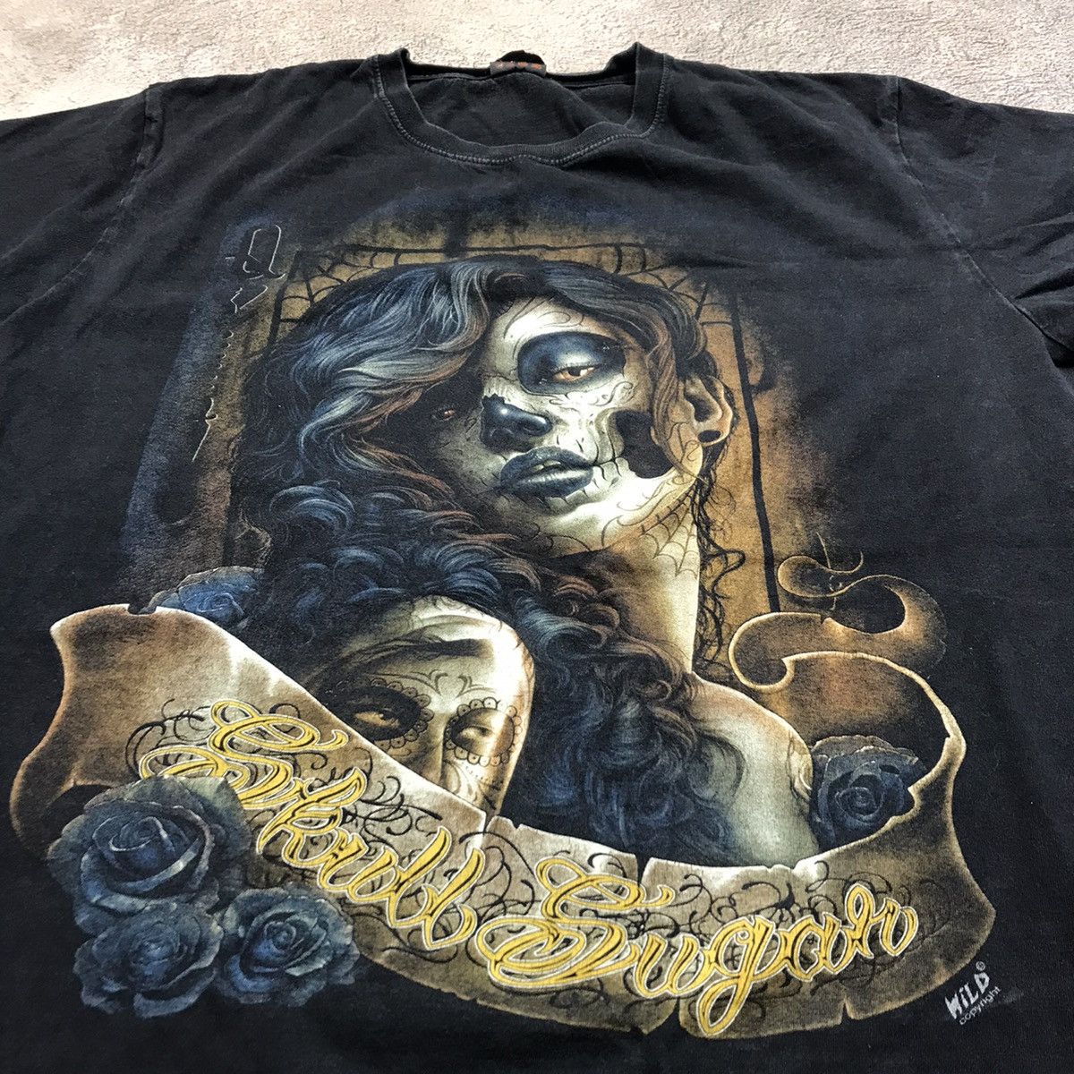 Vintage Vintage Y2K Graphic Tee Skull Horror Dark Aesthetic Skate XL Size US XL / EU 56 / 4 - 3 Thumbnail