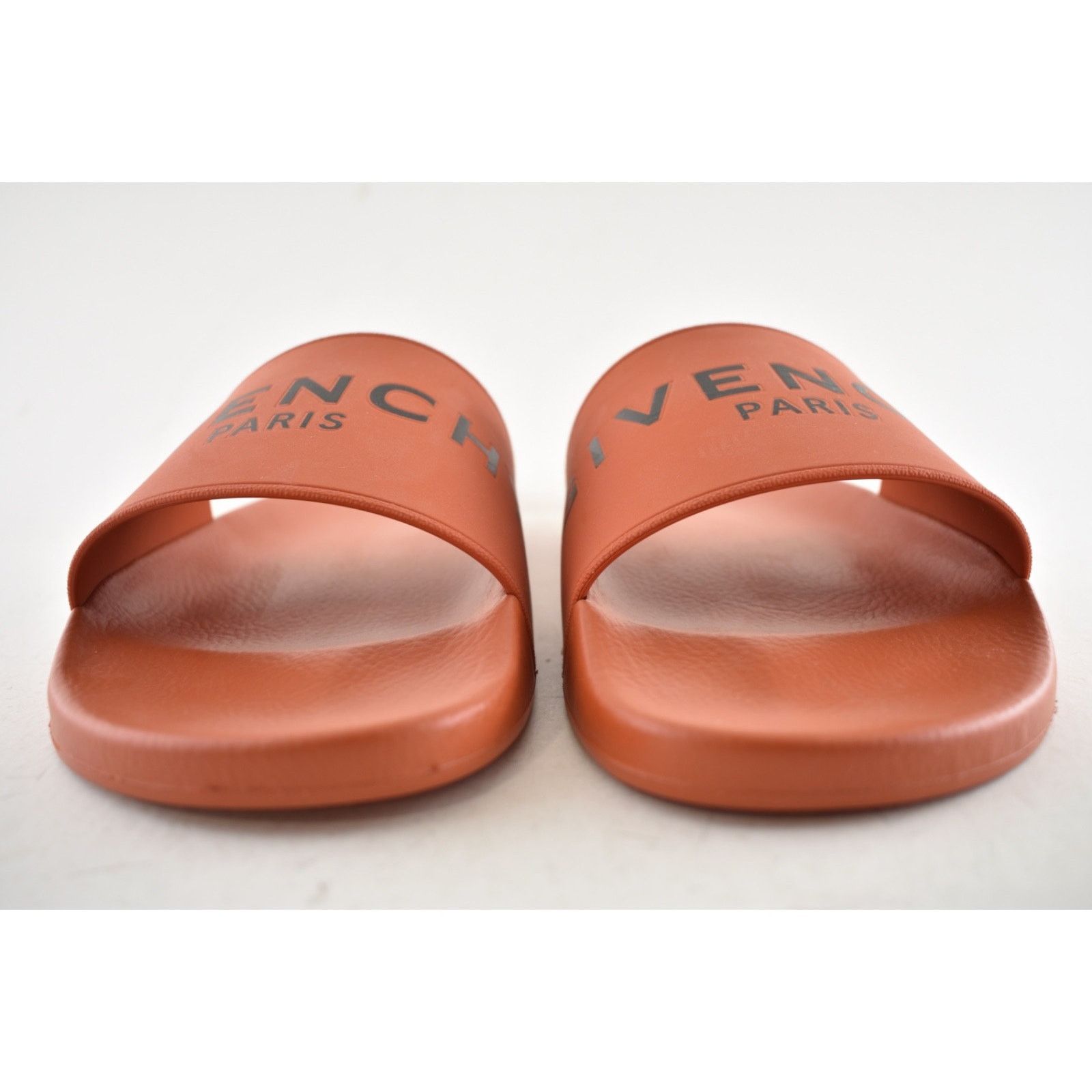 Givenchy Givenchy Orange Black Logo Rubber Pool Slide Sandal 44 11 Size US 11 / EU 44 - 6 Thumbnail