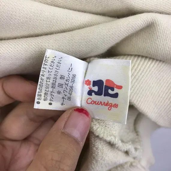 Courreges Vtg ANDRE COURREGES PARIS Embroidery Logo Sweatshirt Size S / US 4 / IT 40 - 6 Thumbnail