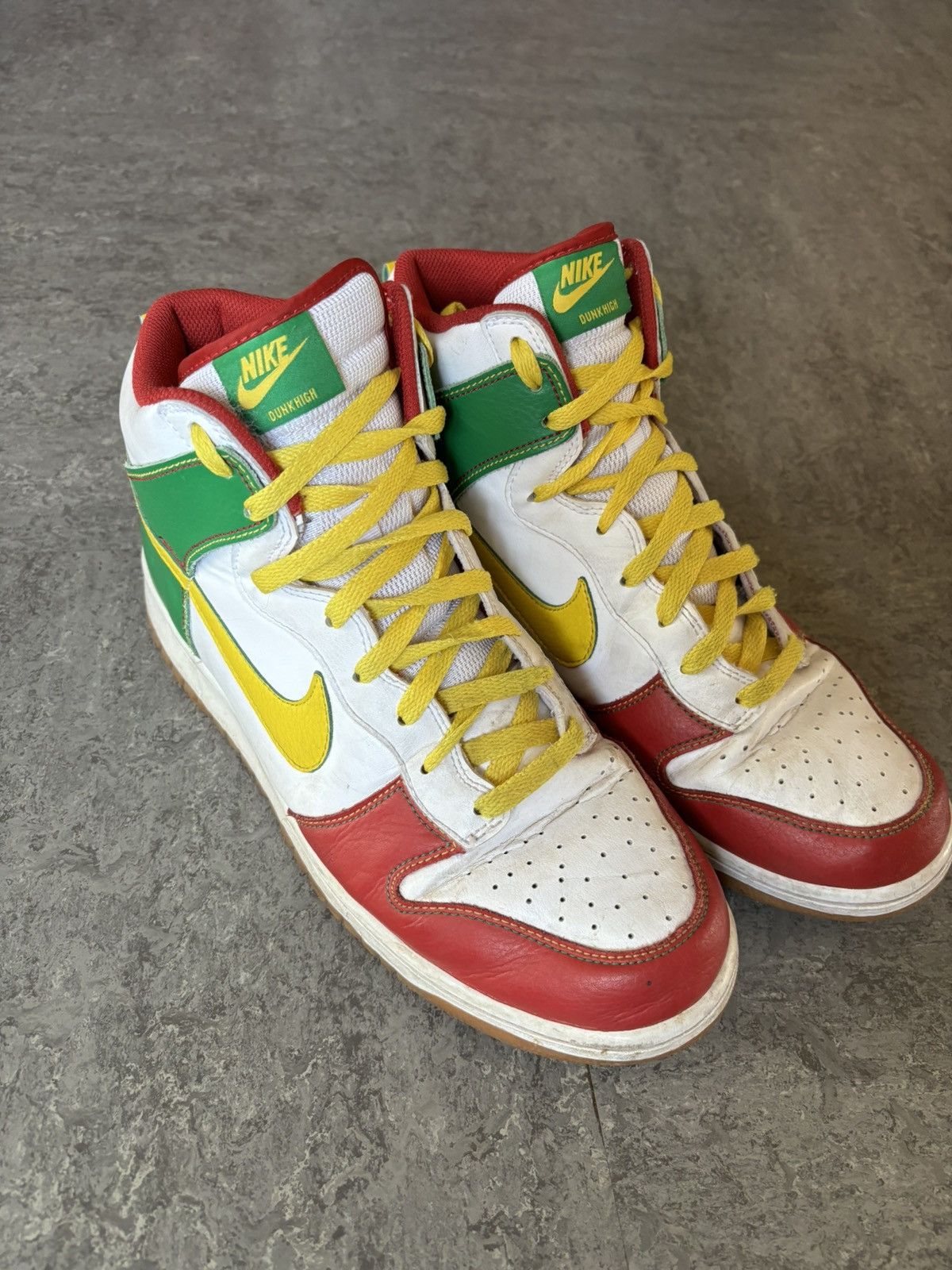 Nike × Rare × Vintage Rare Dunk High Rasta Bob Marley | Grailed