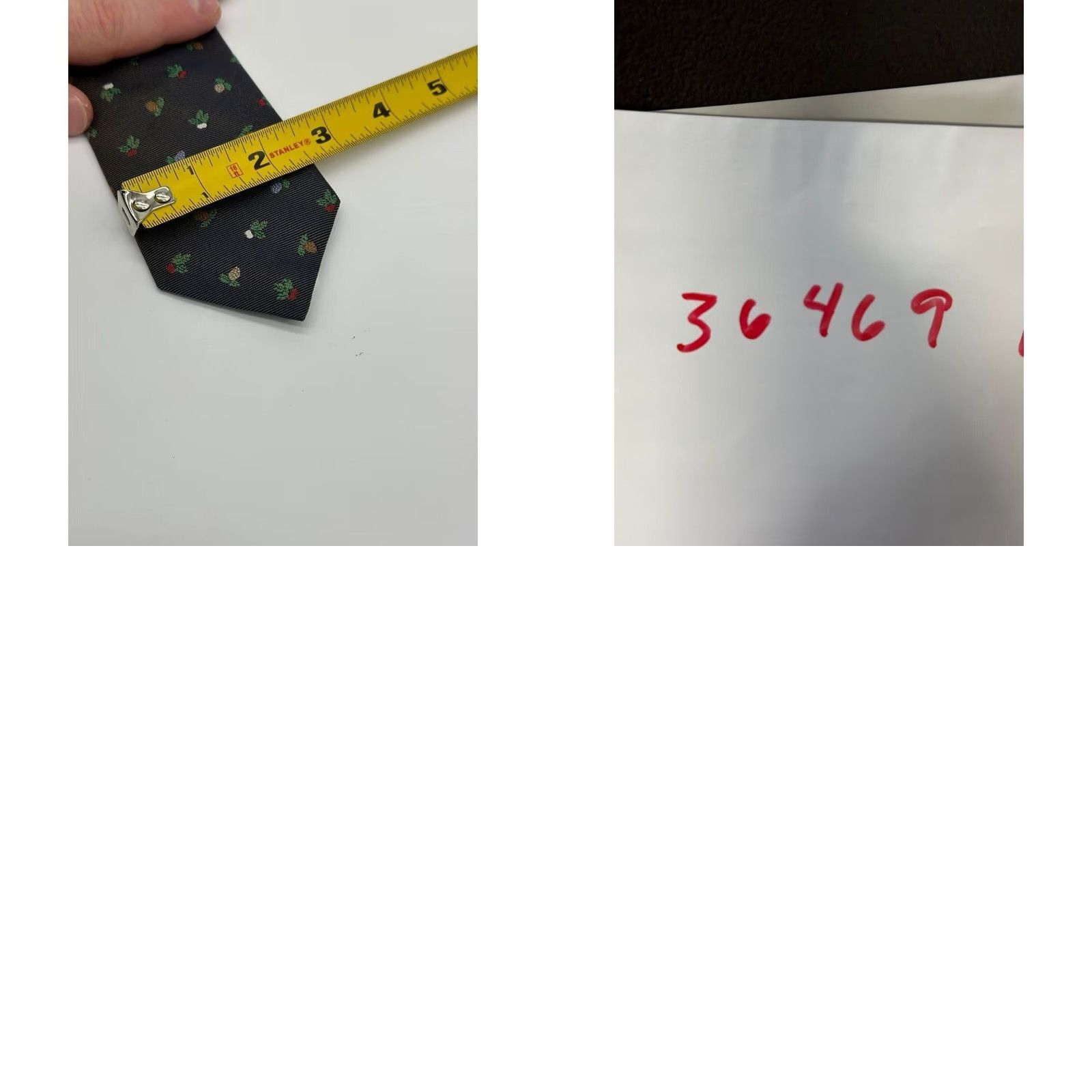 Vineyard Vines Vineyard Vines Necktie Mens Dark Brown Winter Green Floral Silk NEW Geometric Pattern Holiday Christmas Logo Accent One Size Classic"} Size ONE SIZE - 8 Thumbnail