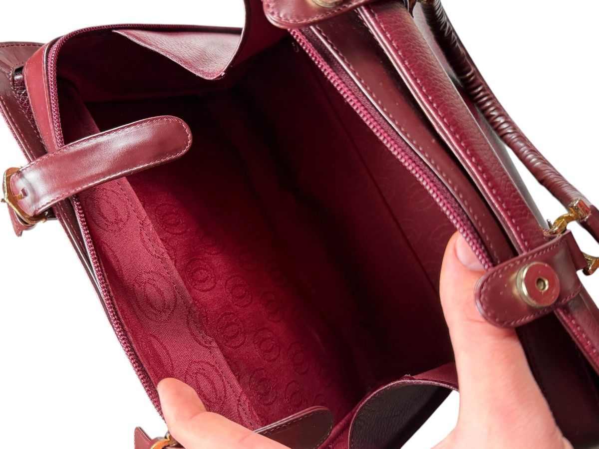 Cartier Cartier Logo Leather hand bag Size ONE SIZE - 9 Thumbnail