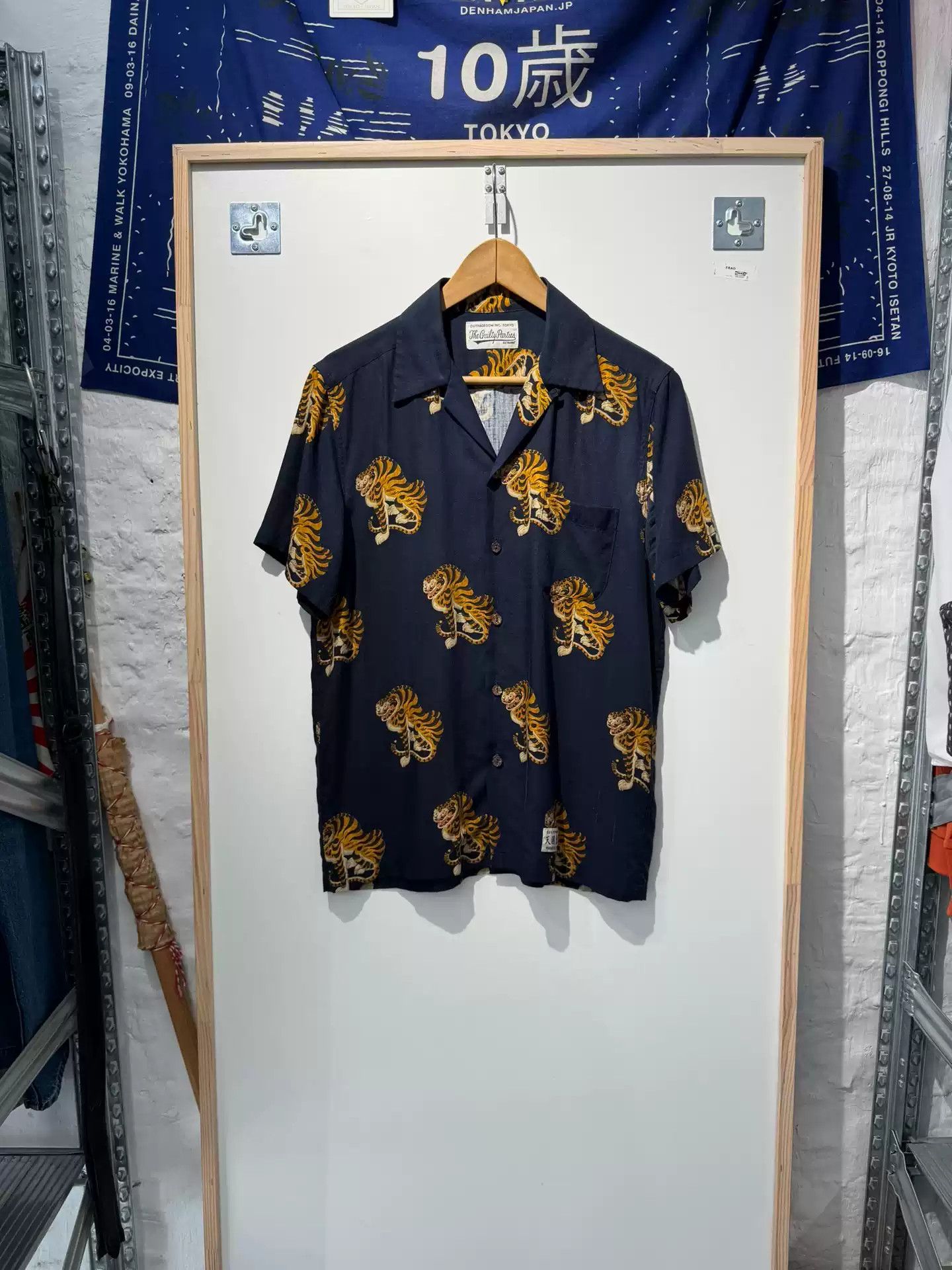 Wacko Maria Tiger Hawaiian Short-Sleeved Shirt