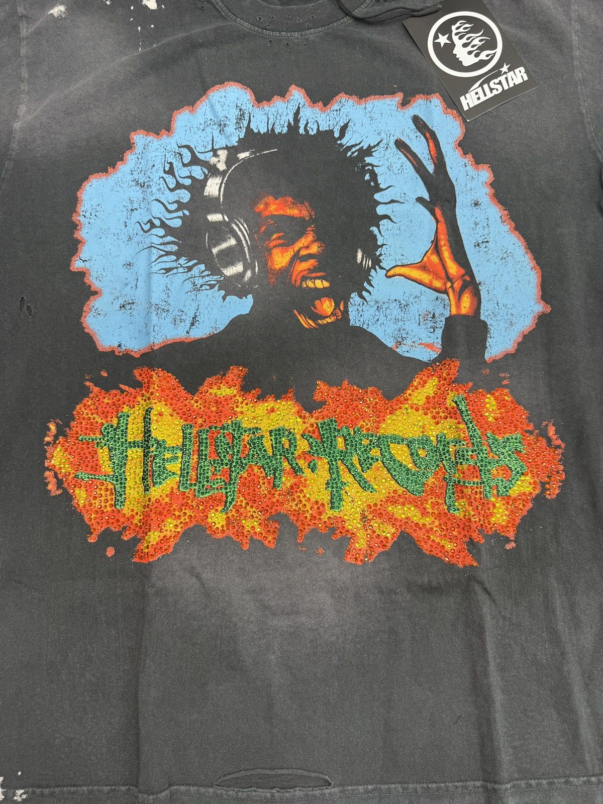 HELLSTAR Hellstar Headphones T-shirt Size US L / EU 52-54 / 3 - 2 Thumbnail