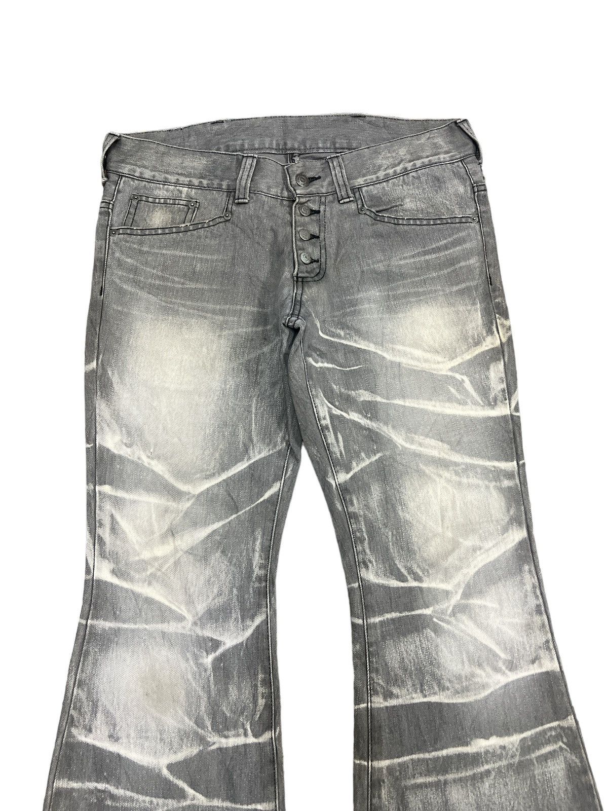 Japanese Brand × Vintage FLARED💥TORNADO MART DISTRESSED DENIM PANT Size US 30 / EU 46 - 2 Thumbnail