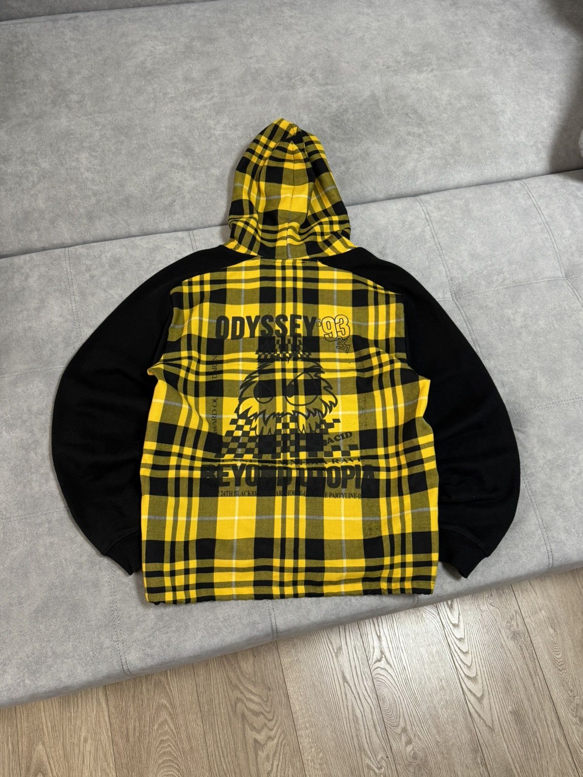MCQ Rare Alexander McQueen McQ Odyssey 93 Asymmetric Hoodie S Size US S / EU 44-46 / 1 - 1 Thumbnail