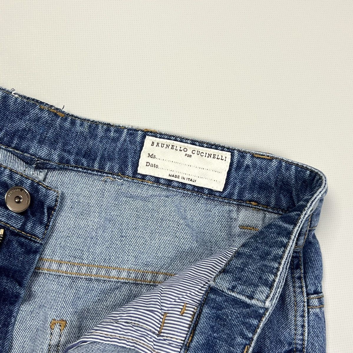 Brunello Cucinelli Auth Women’s Brunello Cucinelli Luxury Jeans Size USA 10 Size 32" / US 10 / IT 46 - 17 Thumbnail