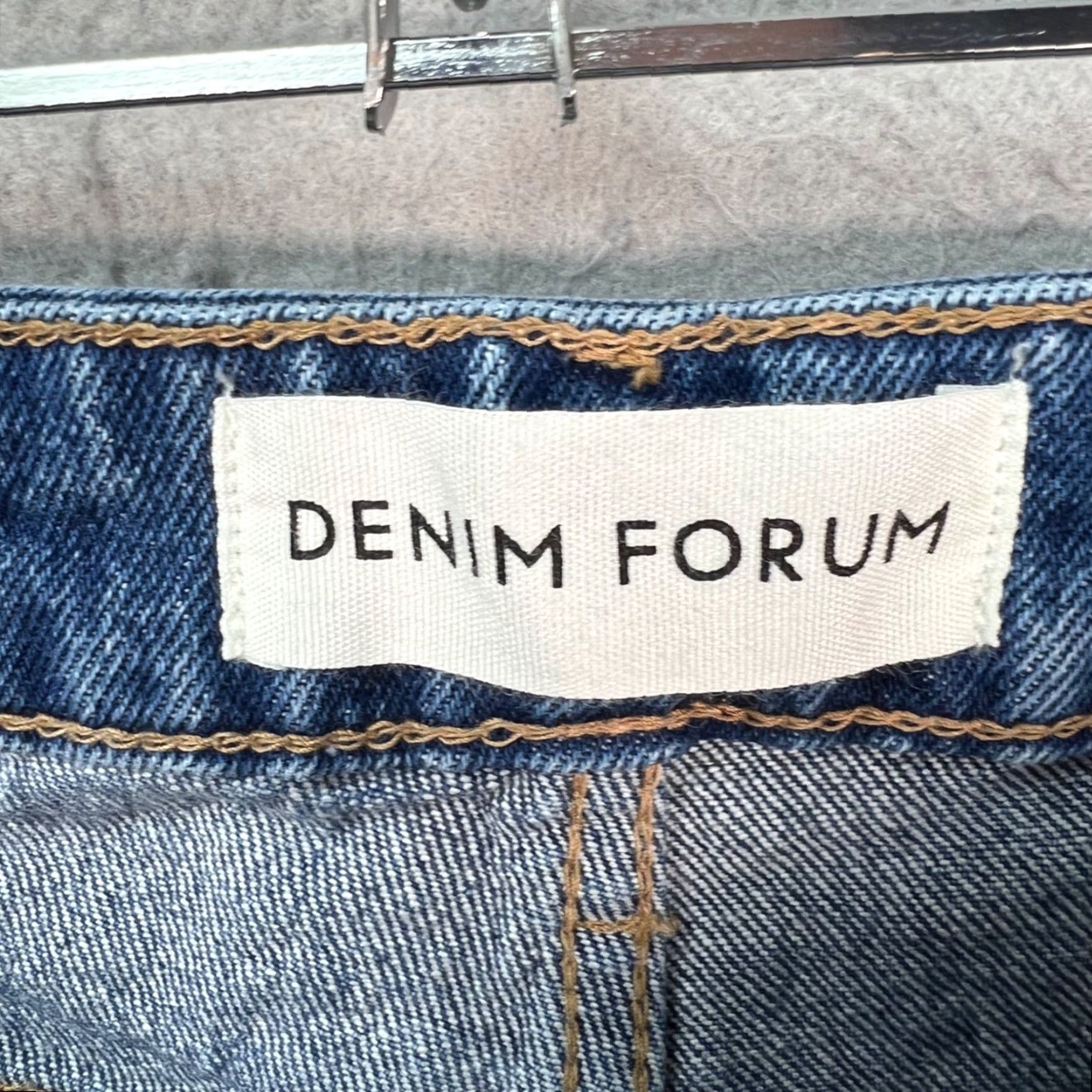 Vintage Denim Forum Jeans Womens 27 High Waisted Classic Blue Mom Jeans 90s Size 27" / US 4 / IT 40 - 3 Thumbnail