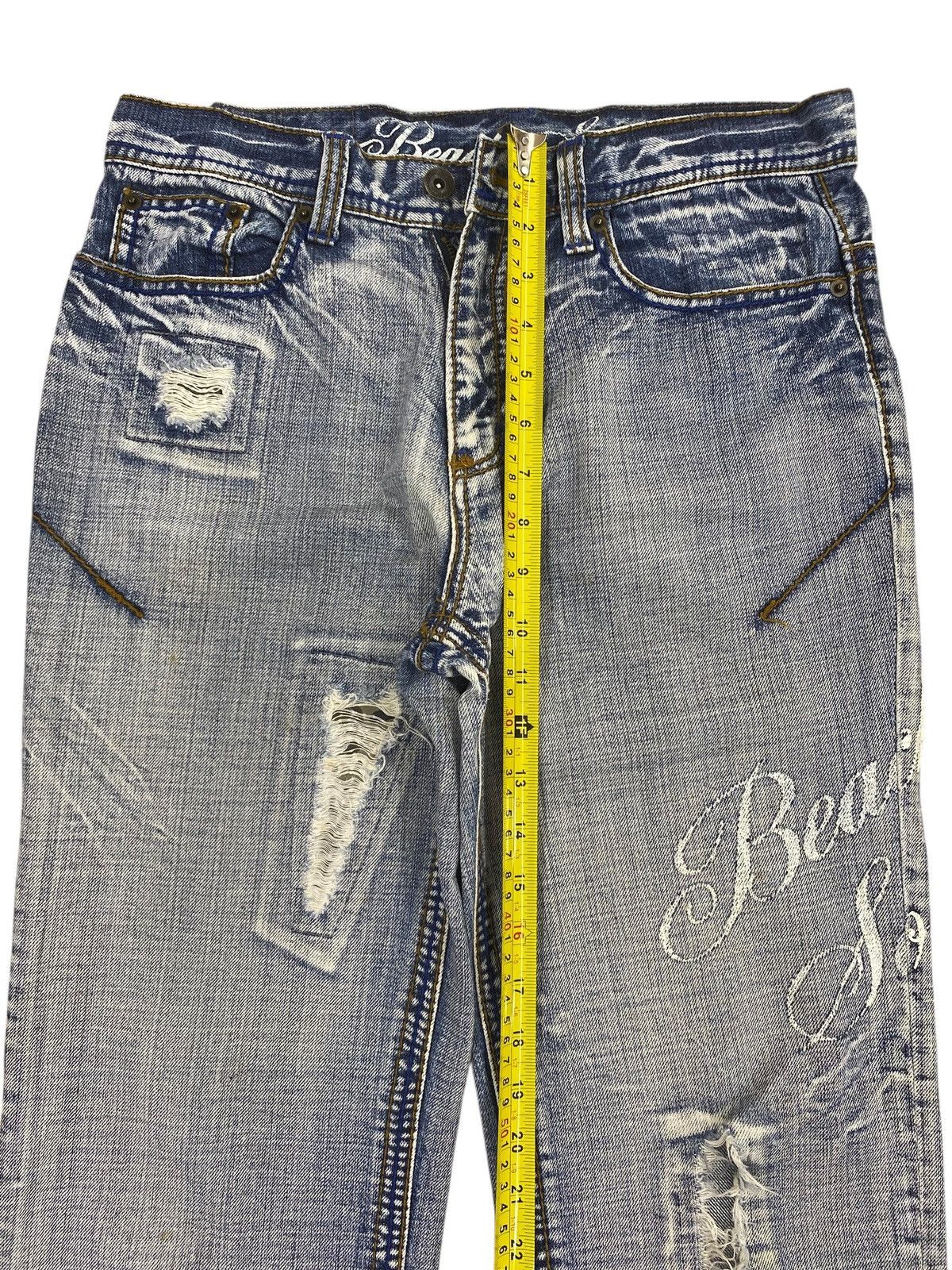 Japanese Brand Japanese Brand Acid Light Wash Style Loose Jeans Size US 32 / EU 48 - 8 Thumbnail