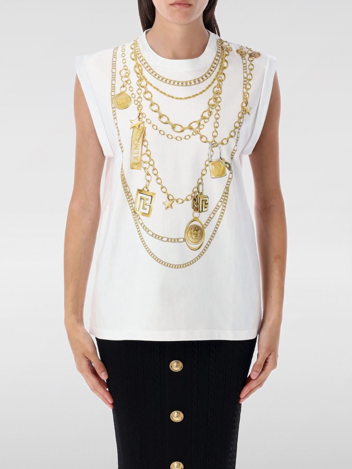 Balmain T-Shirt Woman White