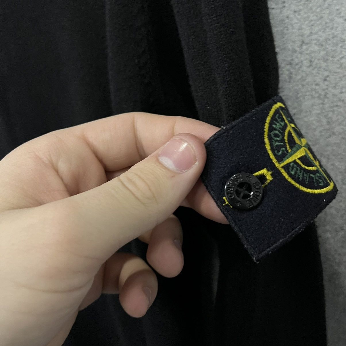 Stone Island Stone Island Knit Zip Sweater Sz S Black Size US S / EU 44-46 / 1 - 5 Thumbnail