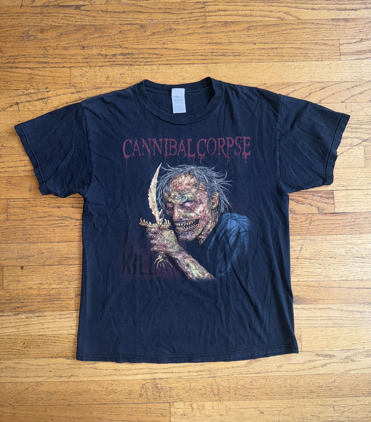 Vintage Vintage 2006 Cannibal Corpse Kill T-Shirt Size US L / EU 52-54 / 3 - 3 Thumbnail