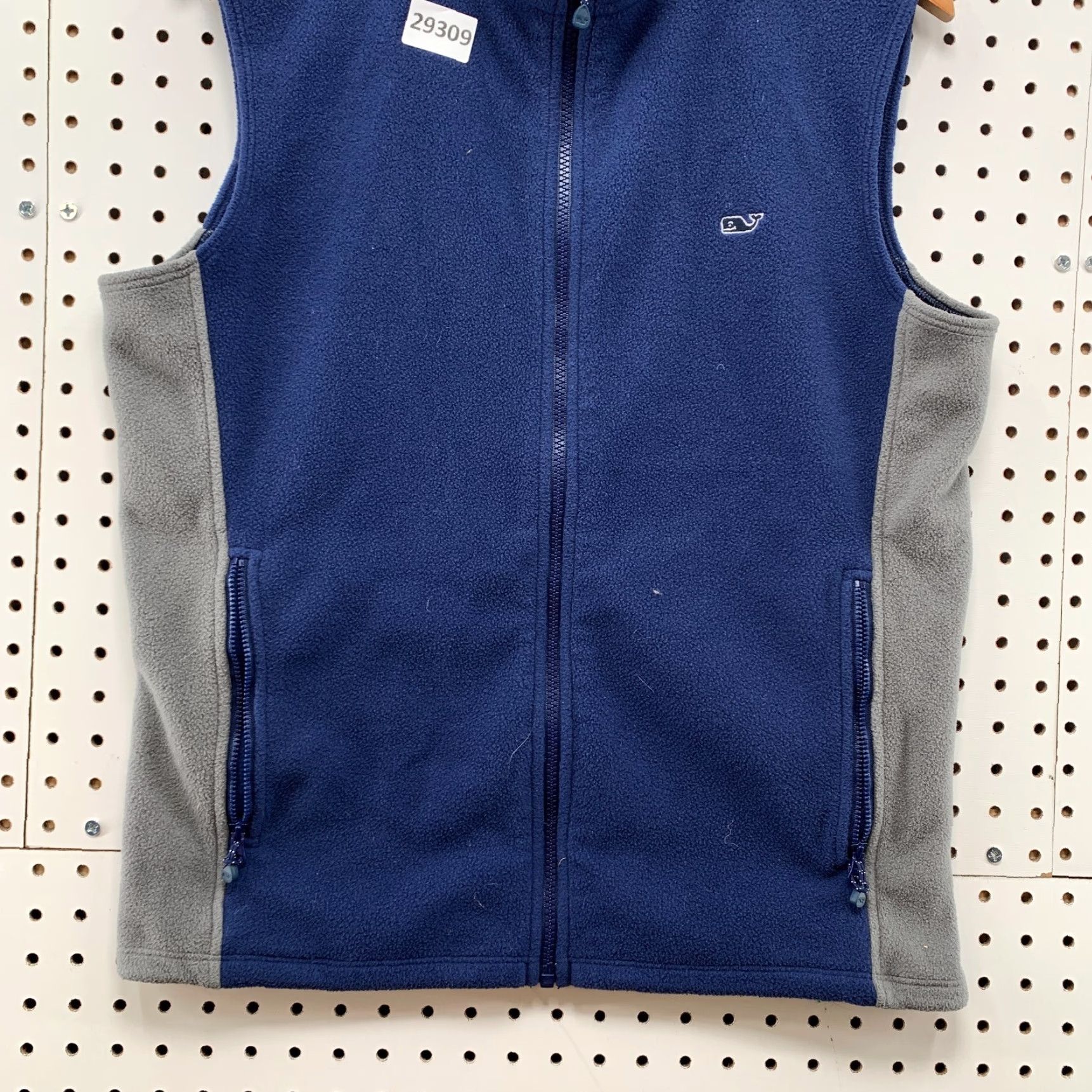 Vineyard Vines Vineyard Vines Fleece Zip Vest Jacket Adult Small Gray Blue SLeevless Size US S / EU 44-46 / 1 - 6 Thumbnail