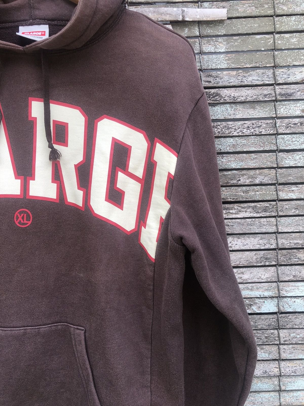 Japanese Brand Vintage Y2K Sunfaded Streetwear XLARGE Big Logo Hoodie Size US L / EU 52-54 / 3 - 6 Thumbnail