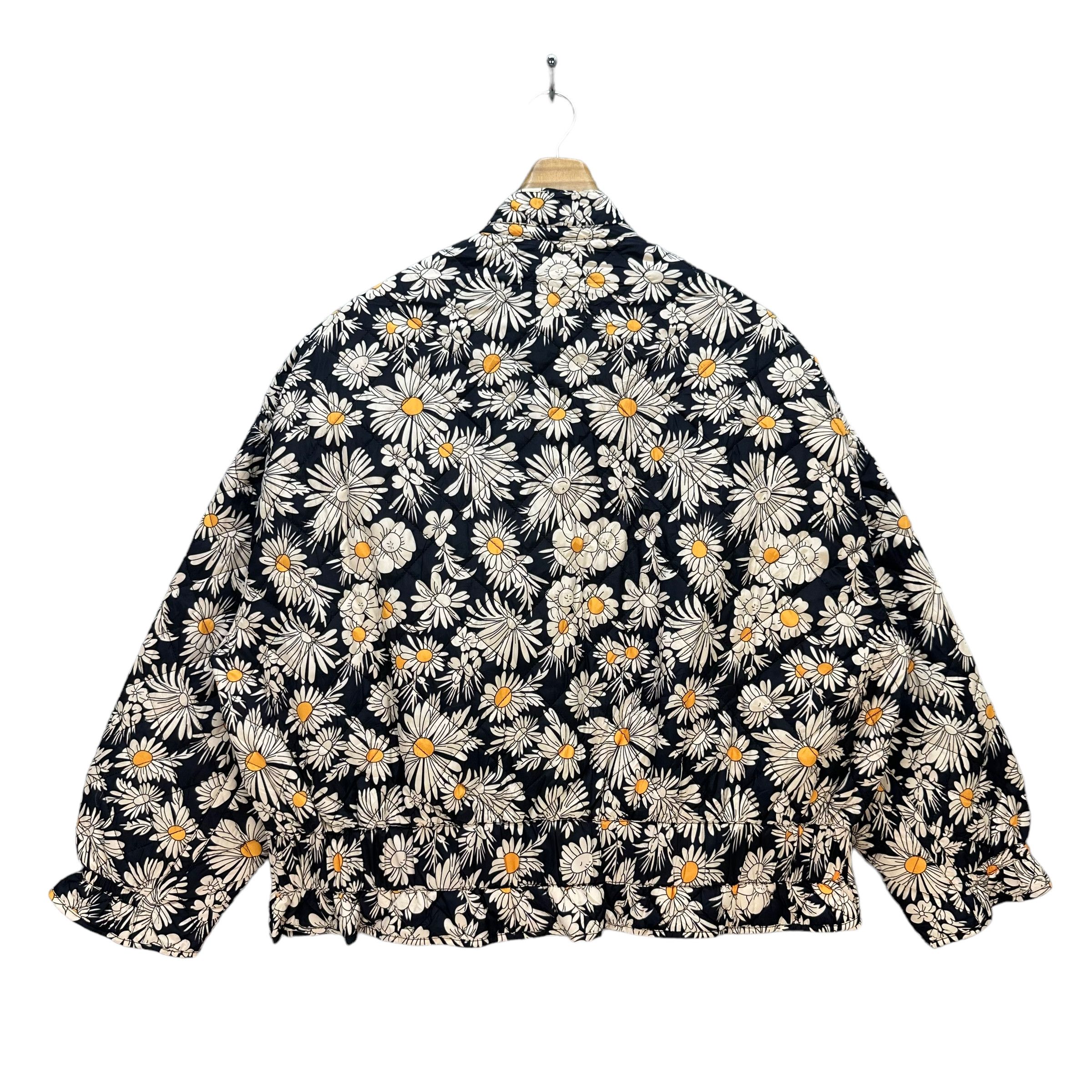 Zara ZARA FLOWERS ALLOVER QUILTED JACKET #8614-017 Size S / US 4 / IT 40 - 10 Thumbnail