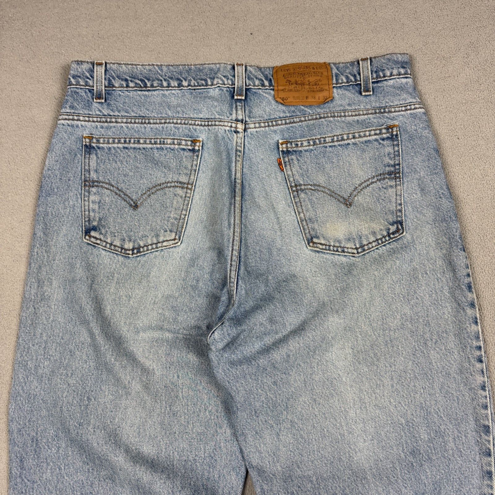 Levi's VTG Levi's 550 Orange Tab W38 L32 Relaxed Faded Jeans Size US 38 / EU 54 - 4 Thumbnail