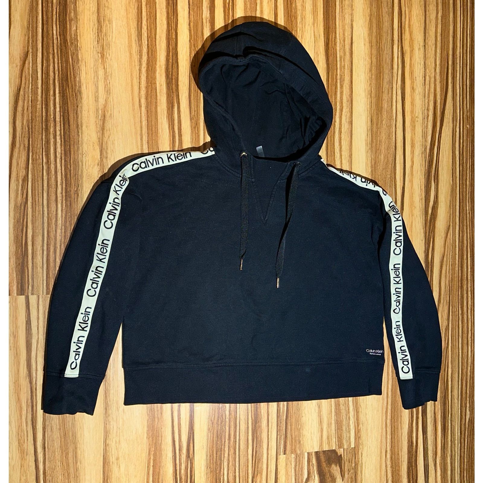 Calvin Klein Calvin Klein Performed Black and White Hoodie Size Medium Size M / US 6-8 / IT 42-44 - 2 Thumbnail