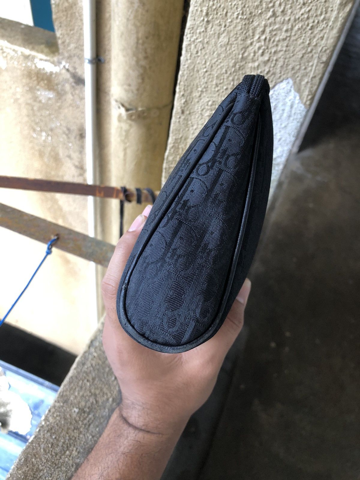 Christian Dior Monsieur Vintage Christian Dior Monogram Clutch Bag Black Size ONE SIZE - 10 Thumbnail