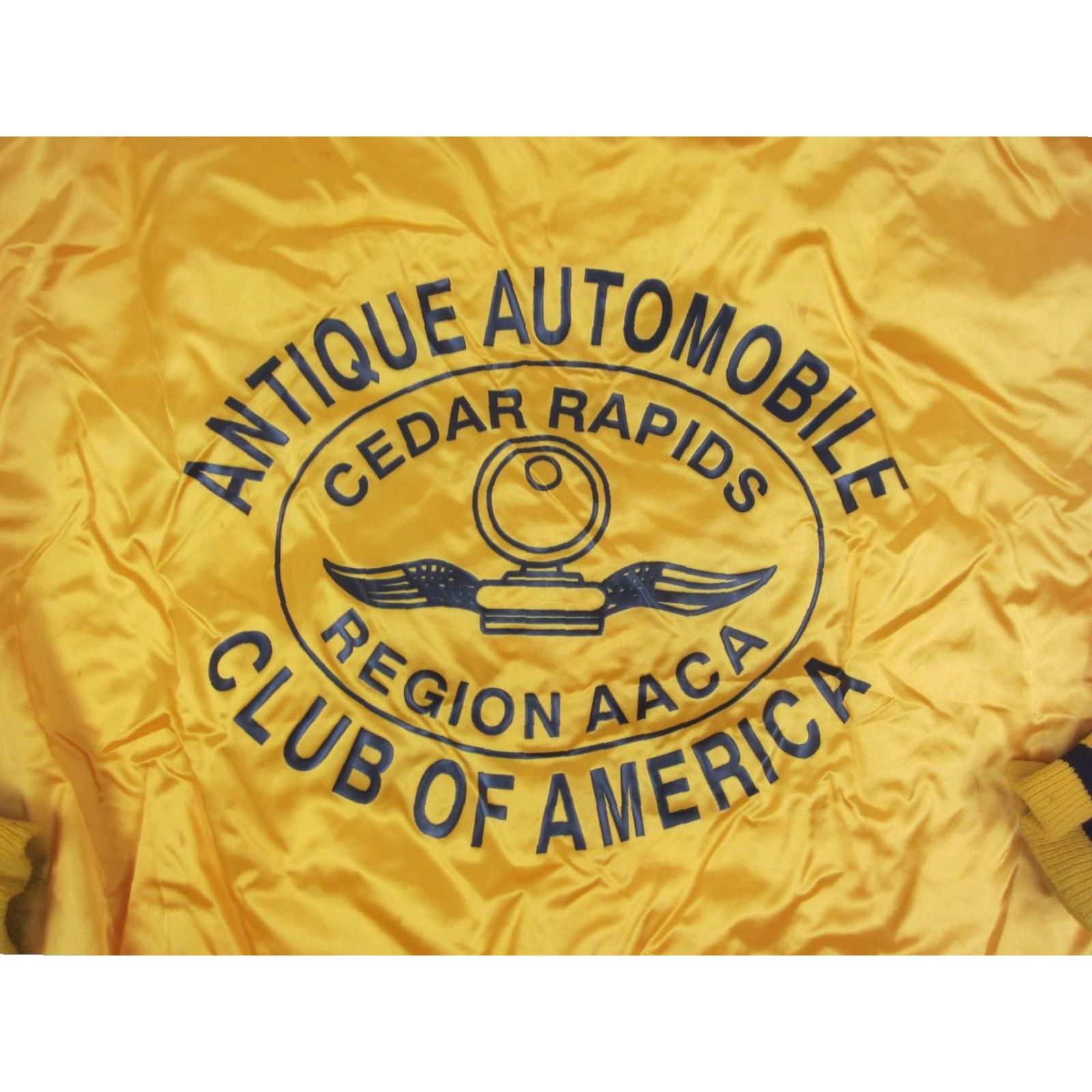 Vintage Vintage DeLong Bomber Jacket Mens 2XL Yellow Satin 90s US Pop 80s Winter Fall Spring Workwear Casual Mens Jacket Size US XXL / EU 58 / 5 - 2 Thumbnail