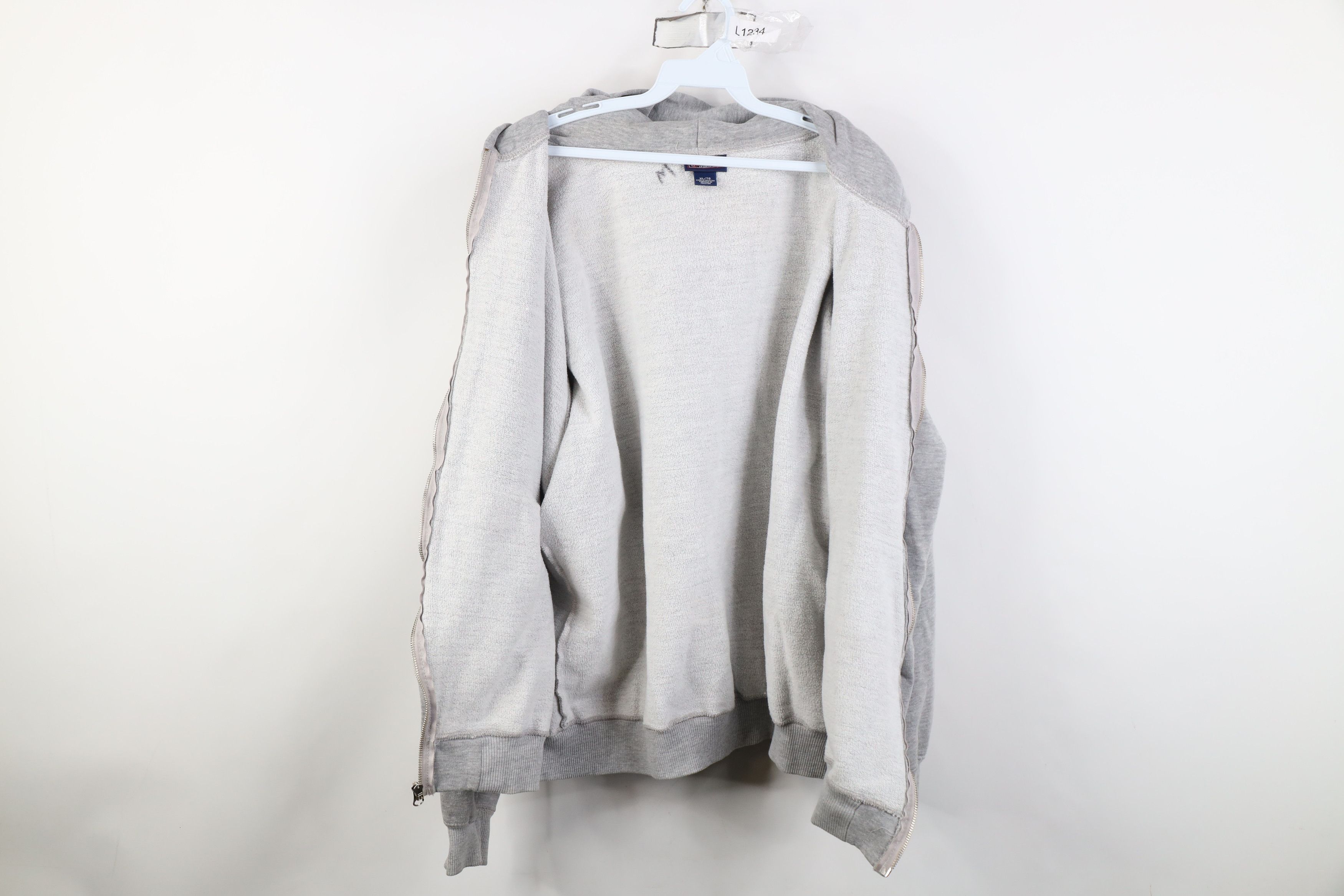 Vintage Vintage 90s Y2K Streetwear Blank Heavyweight Full Zip Hoodie Size US XL / EU 56 / 4 - 10 Thumbnail